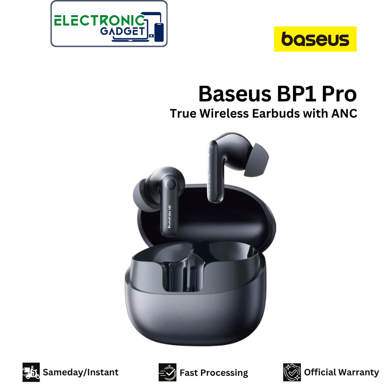 Baseus BP1 Pro TWS ANC Hi-Res LDAC -50dB 6 Mic ENC with IP55 & 55H Earbud Earphone Bluetooth 6.0