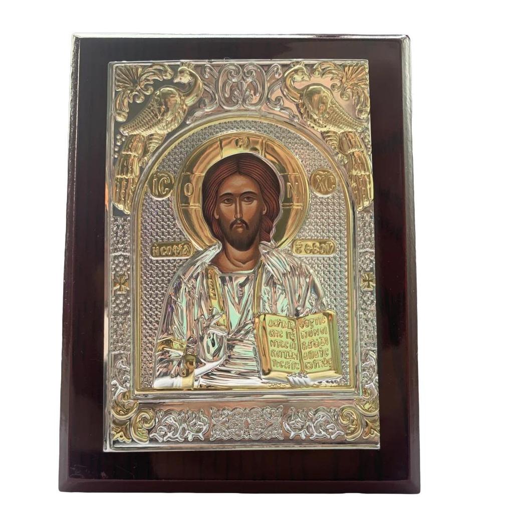 Orthodox Wood Jesus Icon Home Decoration Virgin Mary  Easter Baptism Decor Church Souvenirs