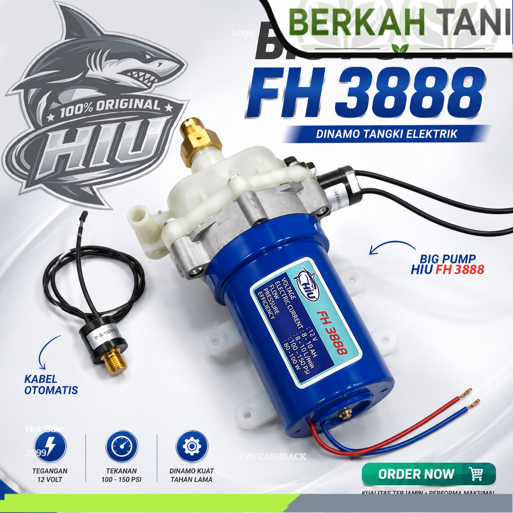 POMPA PORTABLE SPRAYER DINAMO MOTOR / POMPA SAJA PORTABLE SPRAYER FH 3888 HIU BIGPUMP