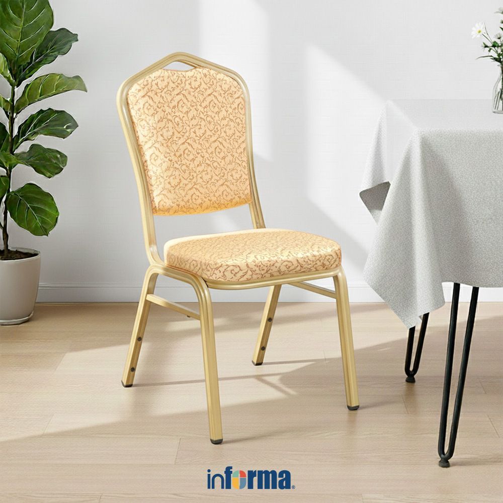 Informa Neo Fonte Kursi Banquet Fabric Banquet Seating Kursi Pesta Event Chair Reception Seating Bal