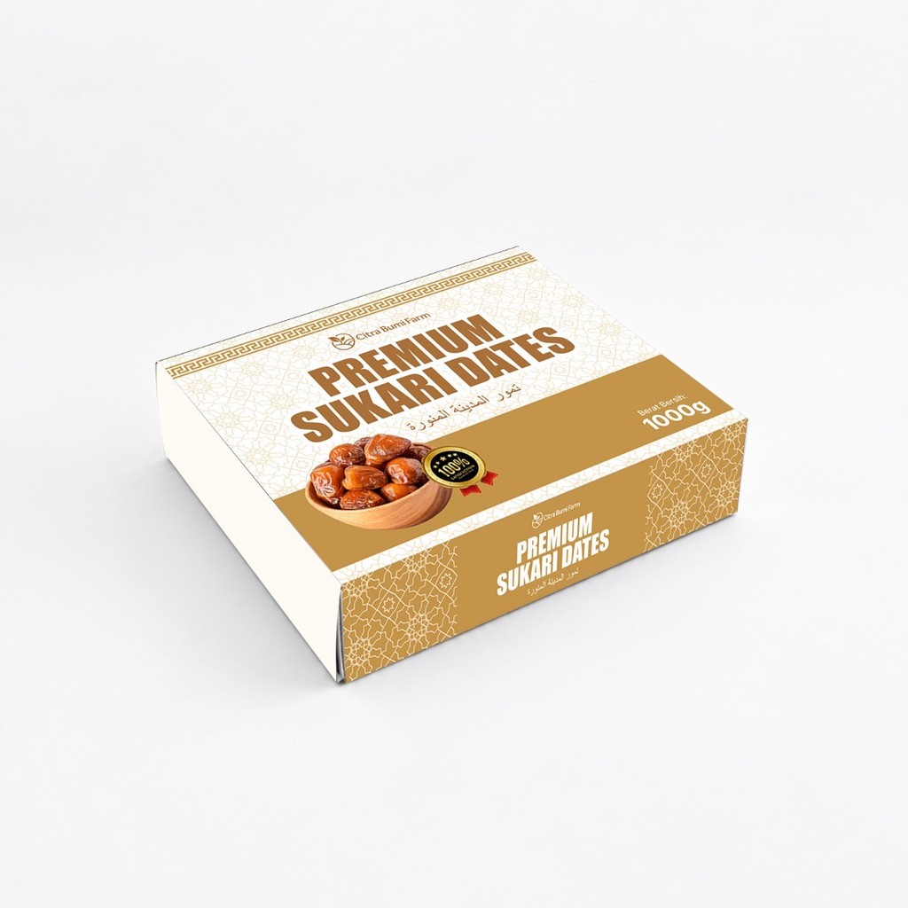 CBF Kurma Sukari 1 Kg - Kurma Sukari Premium | Premium Sukari Dates 1 Kg