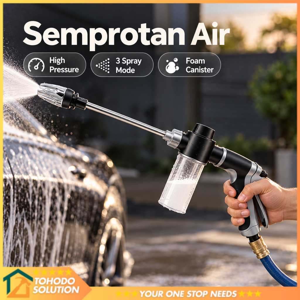 Semprotan Air Steam Cuci Mobil High Pressure Foam Water Gun - HP-10