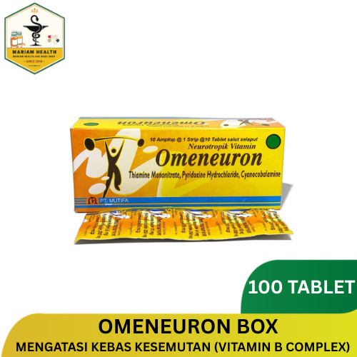 Omeneuron Box Isi 100 Tablet Vitamin B Complex Mariam Health