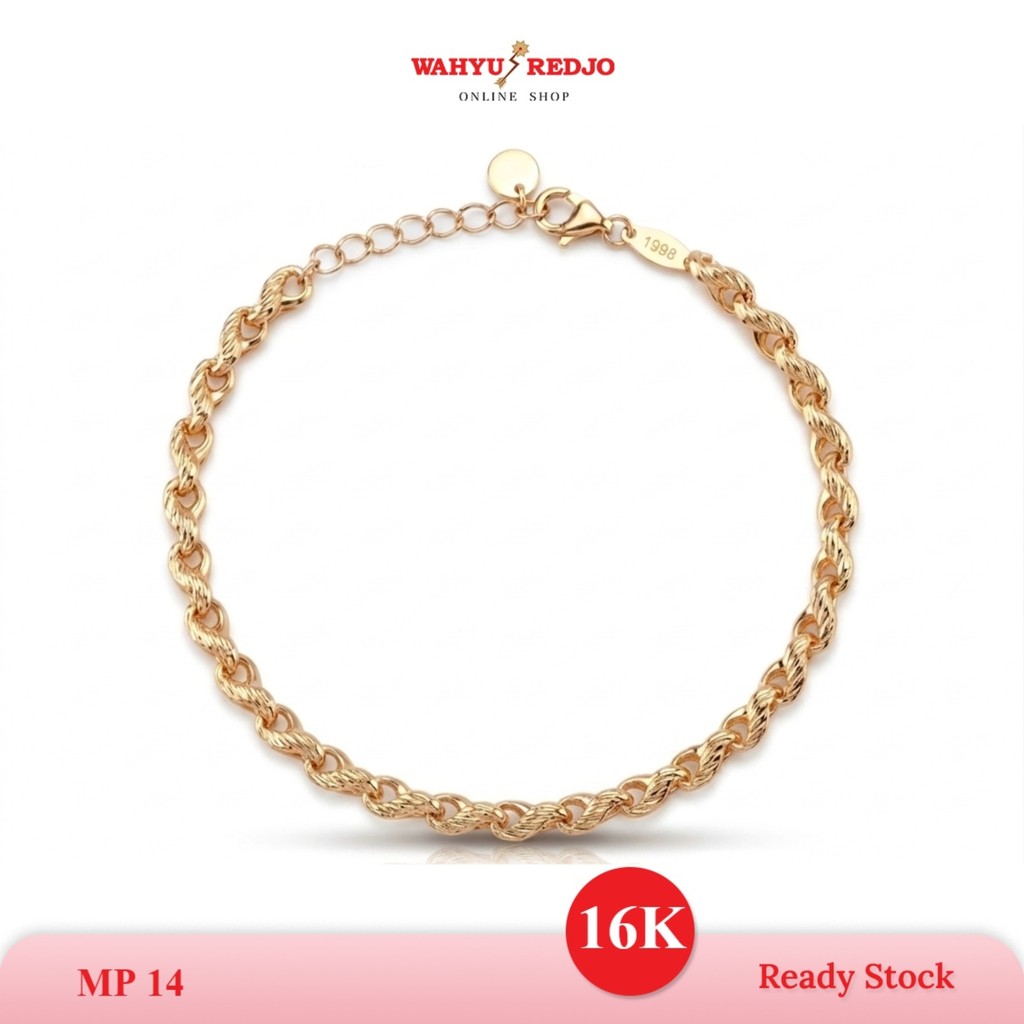 WAHYU REDJO - GELANG EMAS 16K UBS MODEL PJR ELEGAN & TIMELESS (PMR)