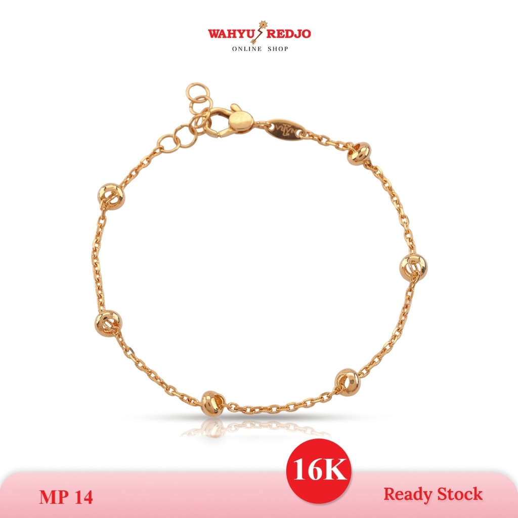 WAHYU REDJO - GELANG EMAS 16K NARA GOLD MODEL FANCY BULAT SIMPLE & MINIMALISS (PMR)