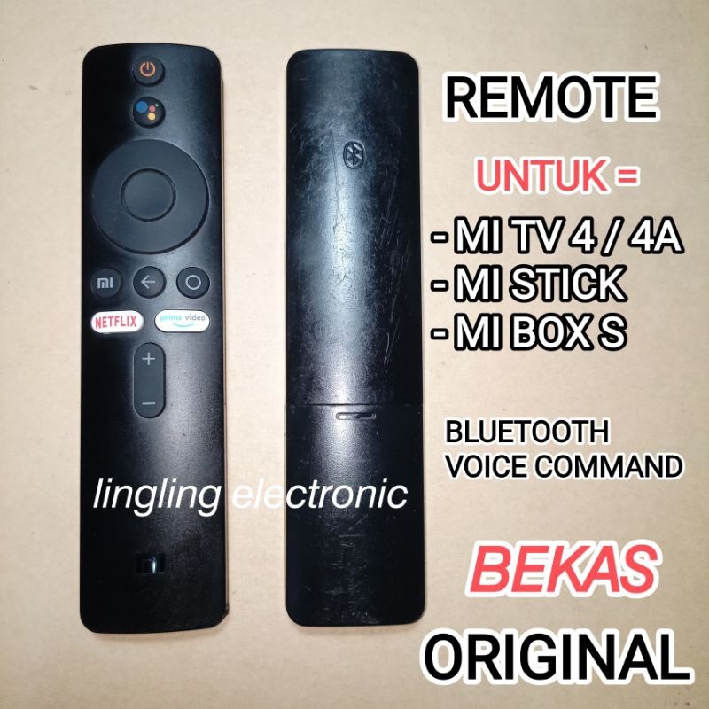 REMOT MI SMART TV MI 4 / 4A MI STICK MI BOX S ORIGINAL BEKAS