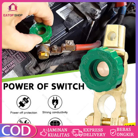 Pelindung Sakelar Pemutus Aki Mobil Universal Cut-off Switch Protector Battery Aksesoris Mobil Aki