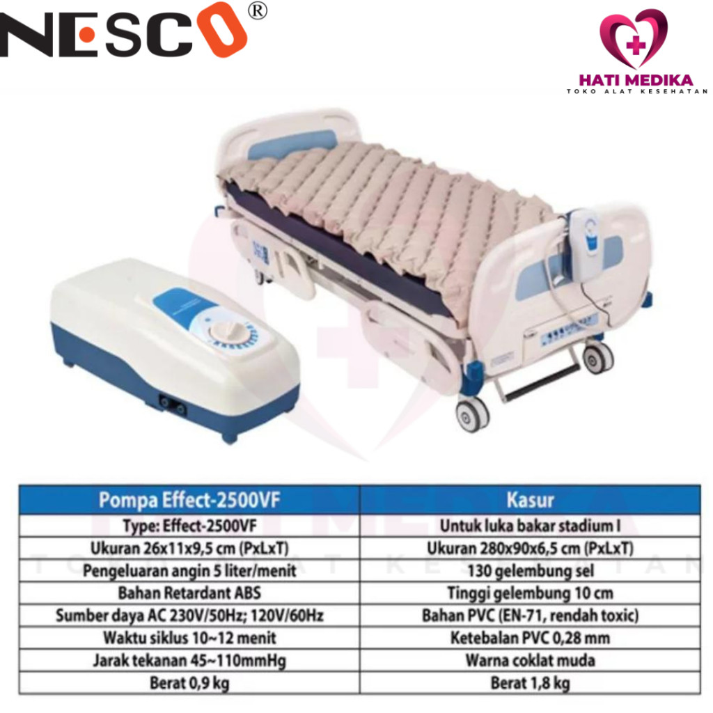 Nesco - Kasur Antidikubitus Effect 2500VF |  Nesco Prevent Care | Kasur Decubitus Nesco