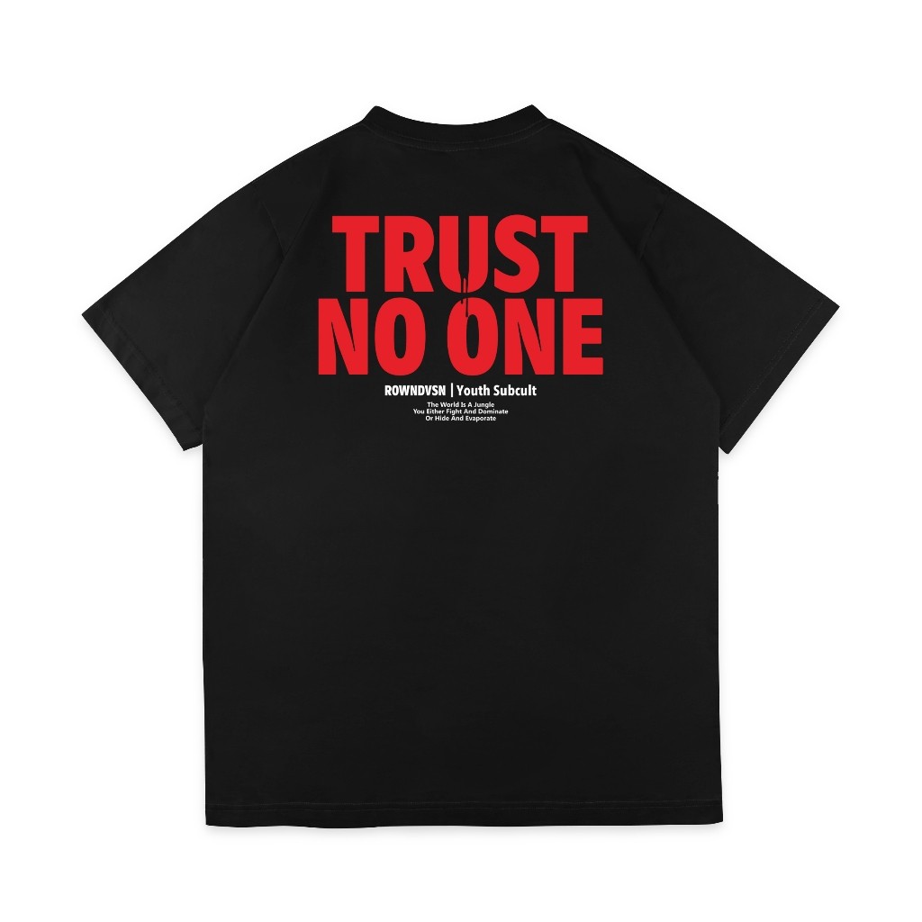 Rown Division Official T-Shirt Black - Rowndvsn Kaos Dropperium Hitam