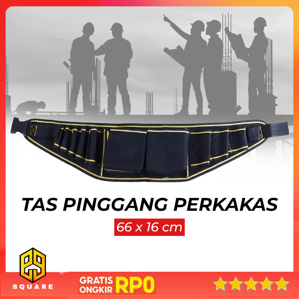 JIEKE Tas Pinggang Perkakas Serbaguna Waist Pocket Tool Bag Original 99 Square