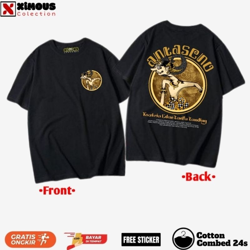 Kaos Baju Antaseno | Kaos Wayang Kulit | Indonesia Culture