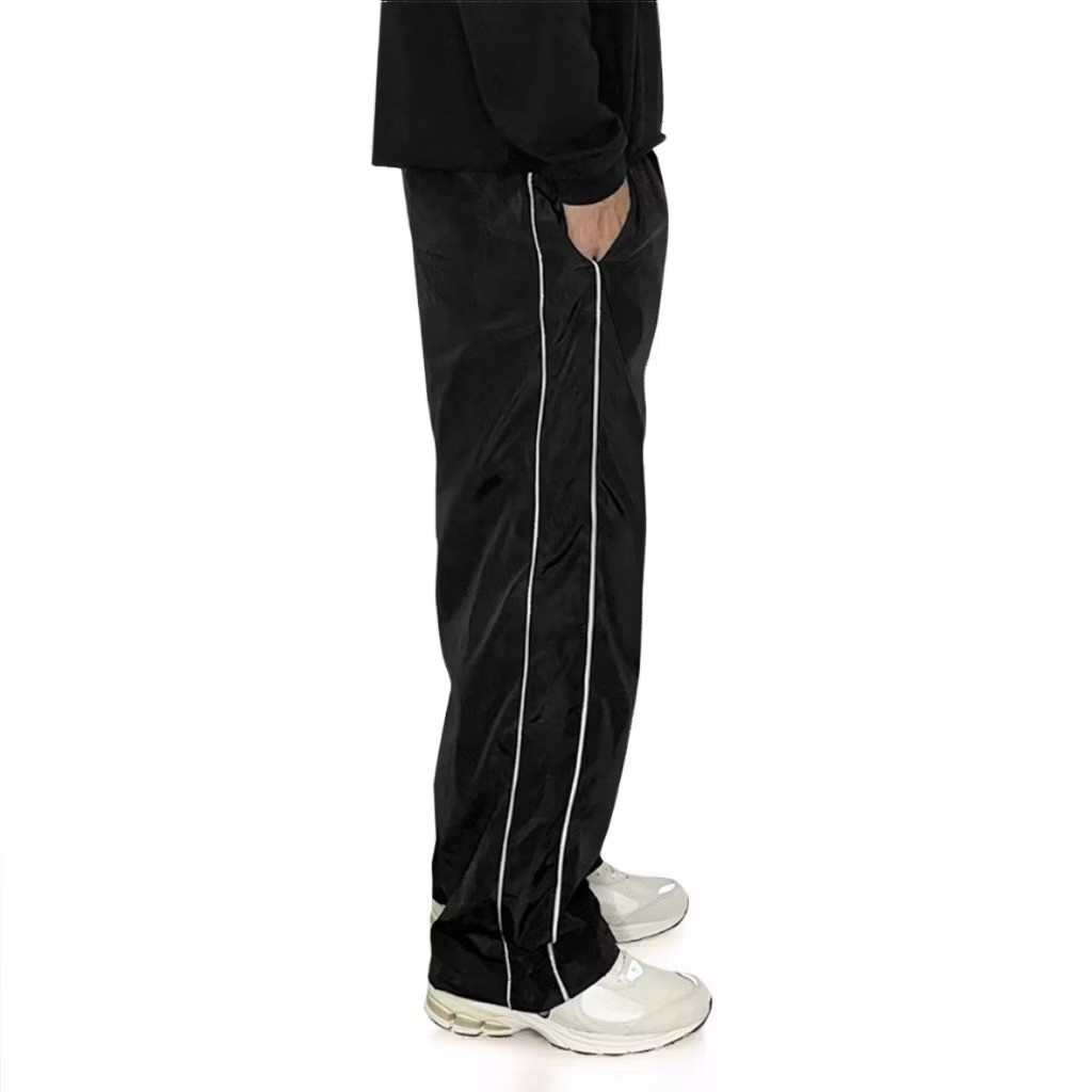 TERLARIS Celana Training Panjang Olahraga Hitam Baggy Trackpants Sport Casual Dewasa