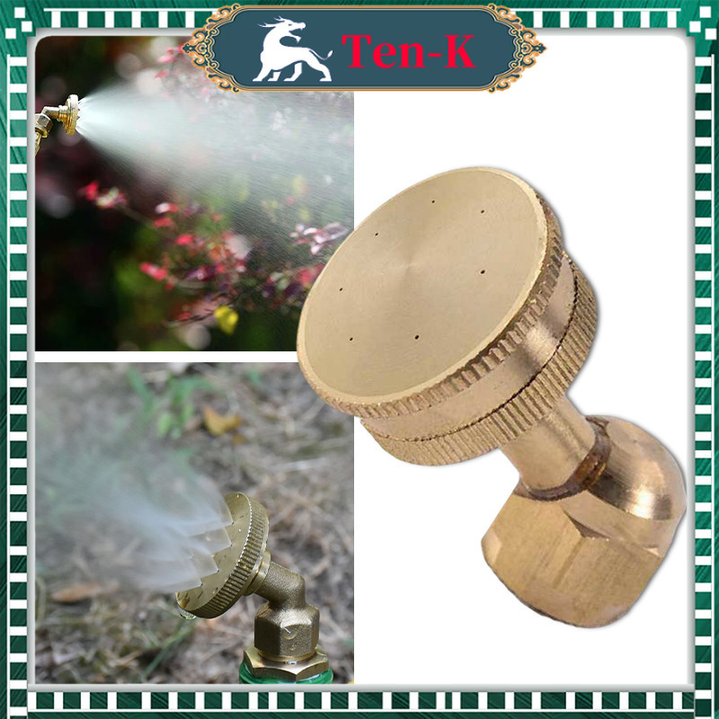 Nozzle Sprayer Elektrik Bengkok / Spuyer Kabut 7 Lubang / Nozzle Sprayer Kuningan