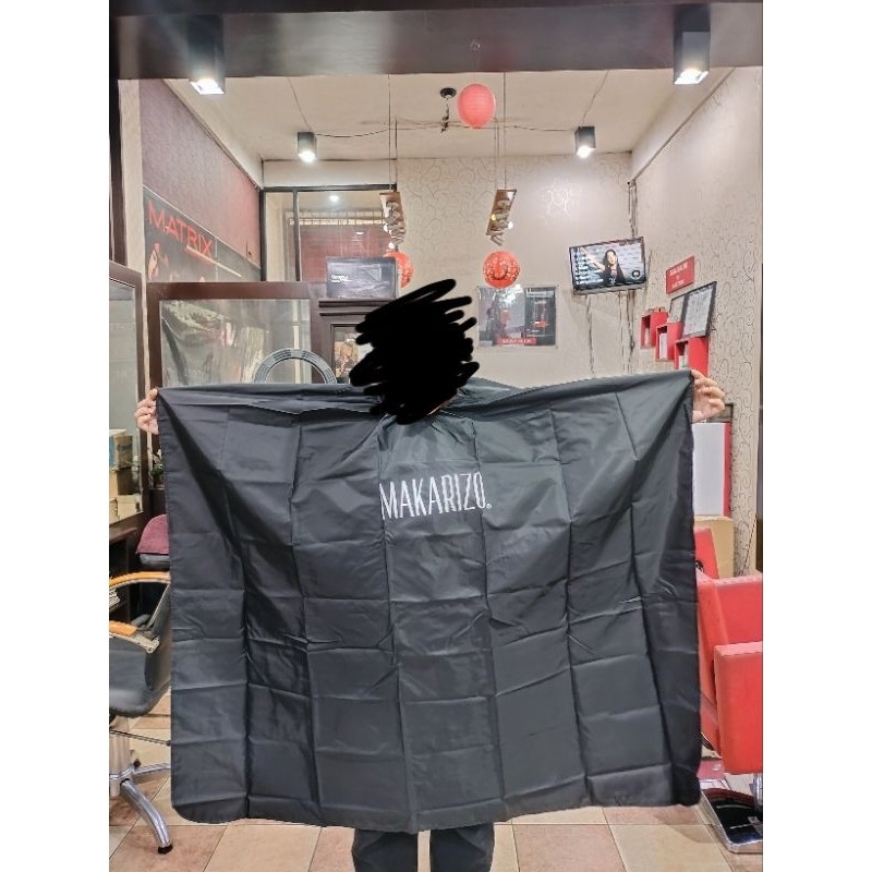 Kain pangkas Makarizo / Jubah Potong Rambut / Kain cat / Kain Potong Rambut/ Kain Kep Potong rambut 