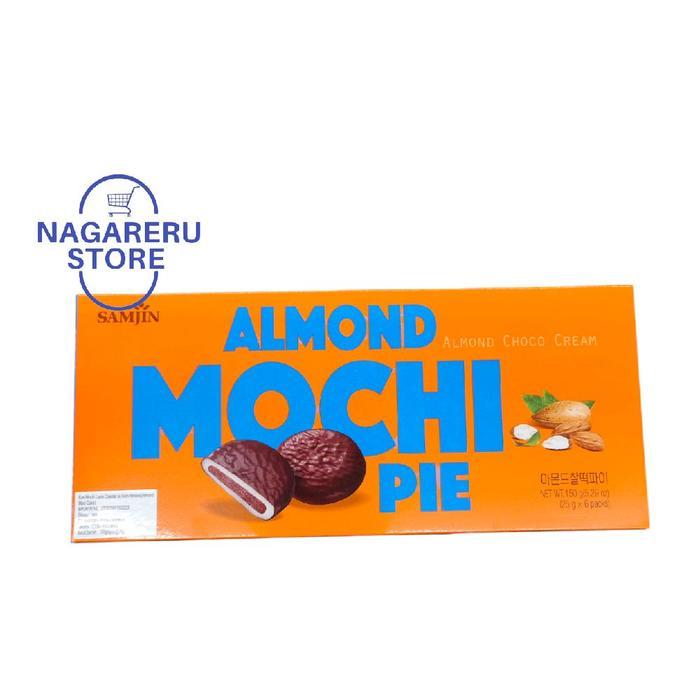 Samjin almond mochi pie almond choco cream 150gr