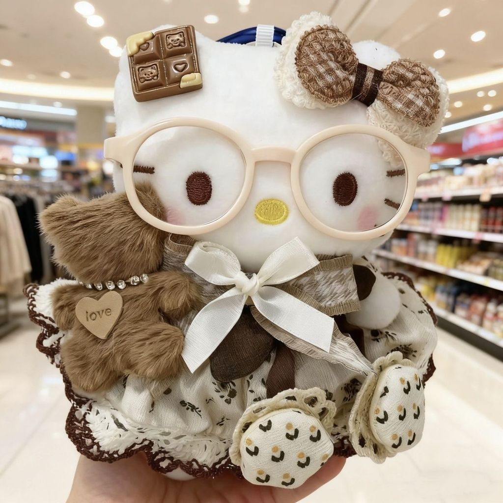 Tas liontin boneka boneka kecil tas sekolah liontin pasangan