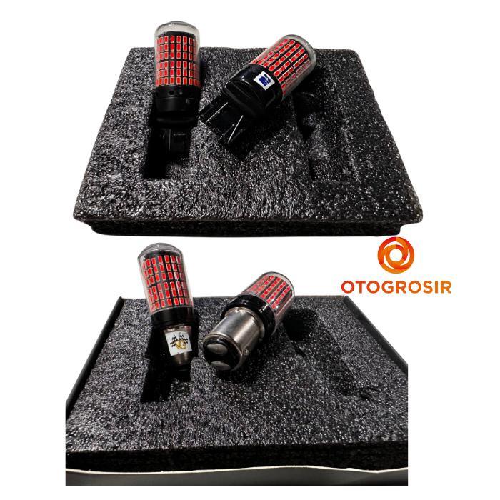 Lampu Mobil LED REM / Stoplamp T20 Kaki 2 Victory Gold-E323