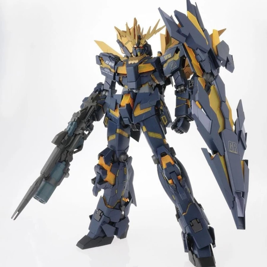 PG Psycho Unicorn Banshee Norn 1/60 Perfect Grade Daban Model Kit (box tidak mulus)