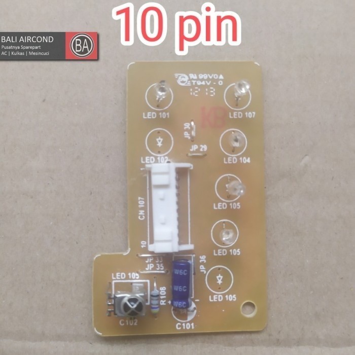 Display Pcb Sensor Ac Sharp Inverter 10 Pin