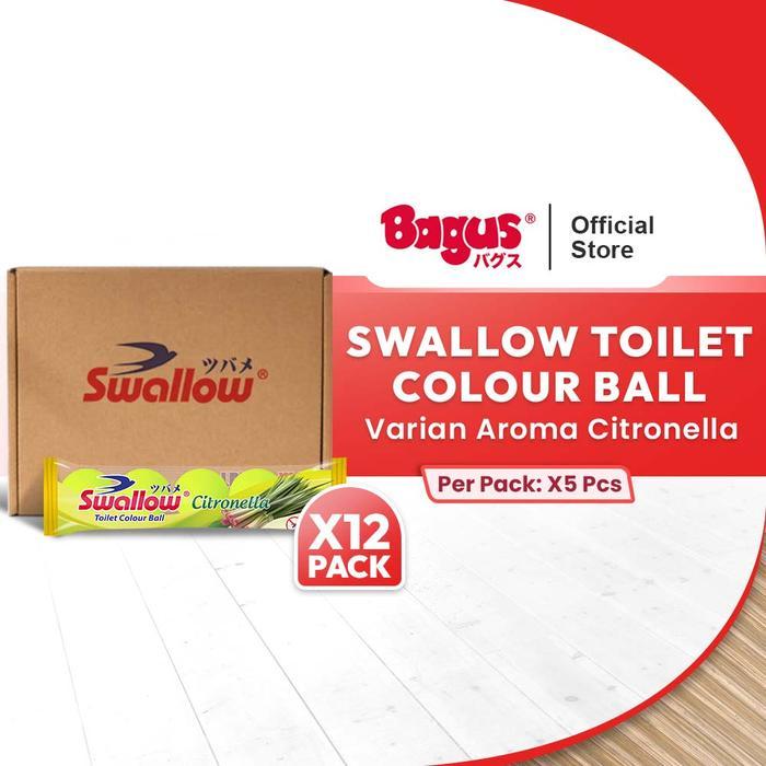 PerabotPerabot 1 Lusin Swallow Kamper Toilet Colour Ball (5pcs / Pack) - Citronella