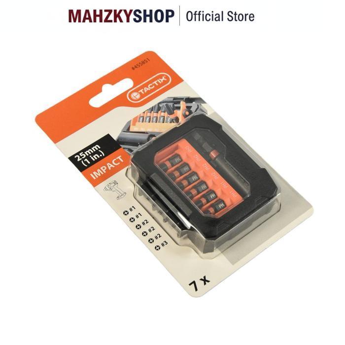 TACTIX SET 7 PCS MATA OBENG KETOK 25 MM