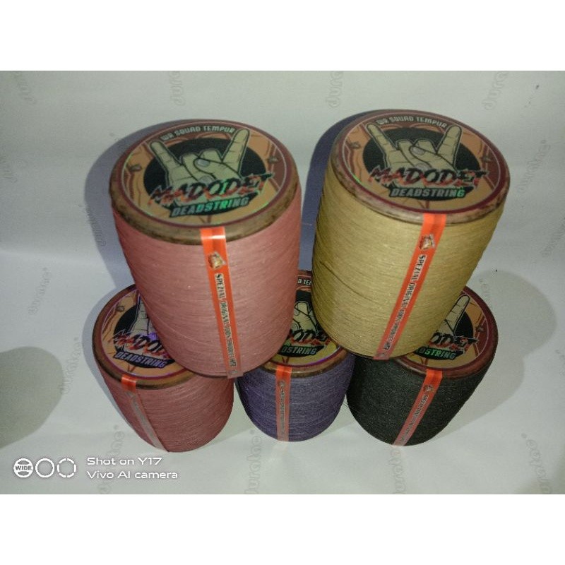 JAJAROMA  GELASAN DEAD STRING BAHAN MATOT PUTIH SIZE 022 Full MATOT PANJANG 6000YARD