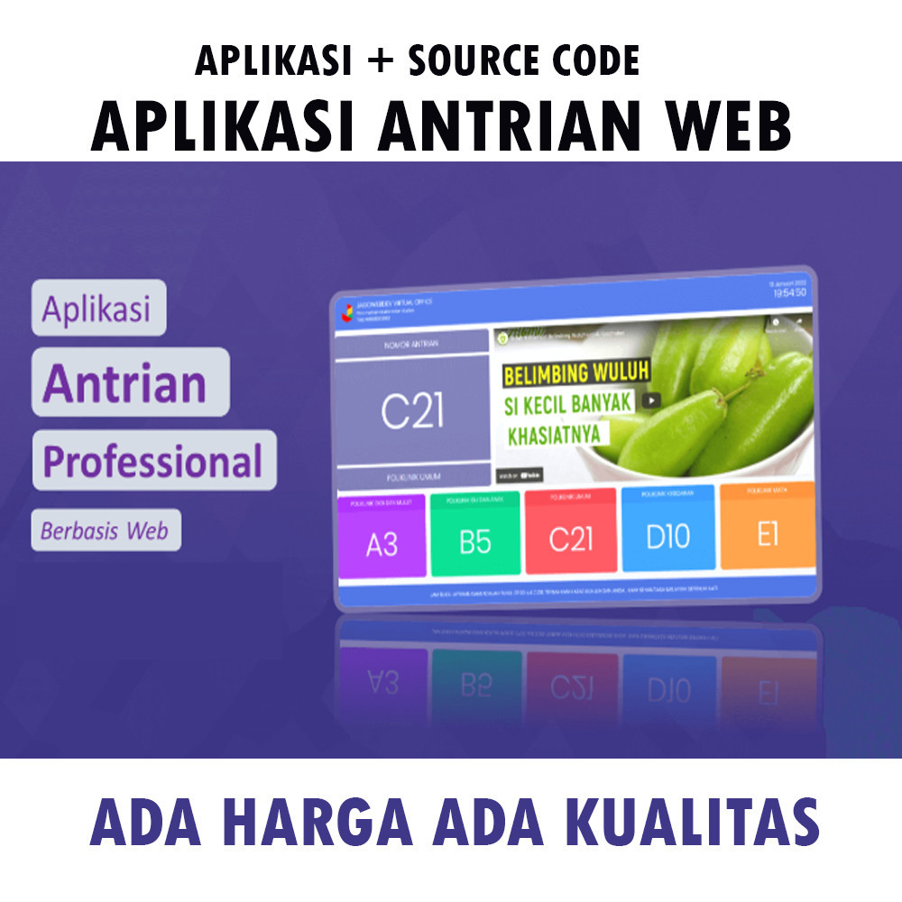 Software Aplikasi Antrian Professional Berbasis Web Versi 2.3.2