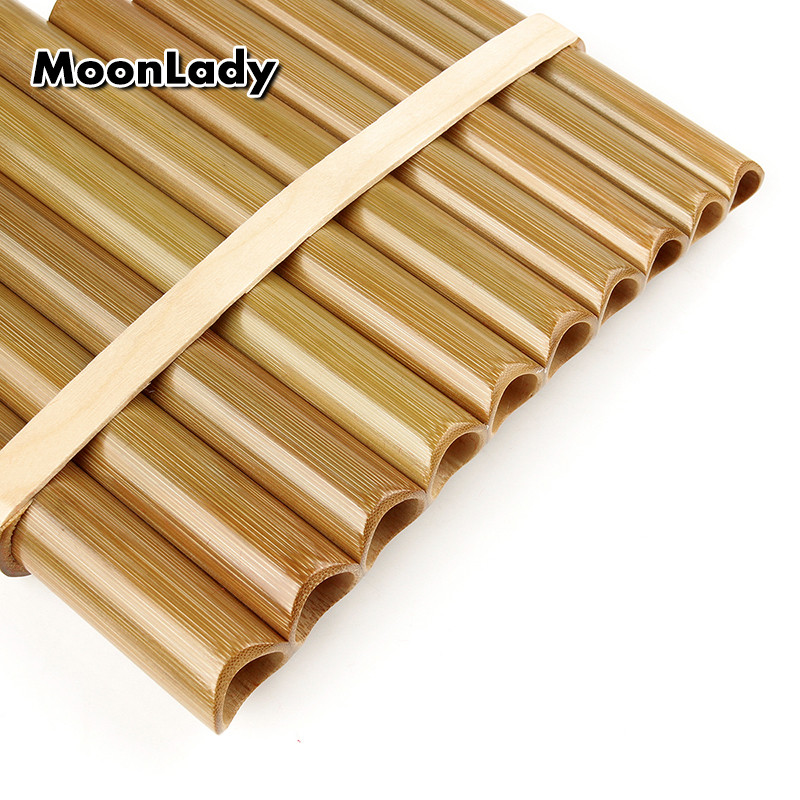 Chinese Traditional Musical Instrument 10 Pipes Pan Flute C Key High Quality Pan Pipes Woodwind Inst