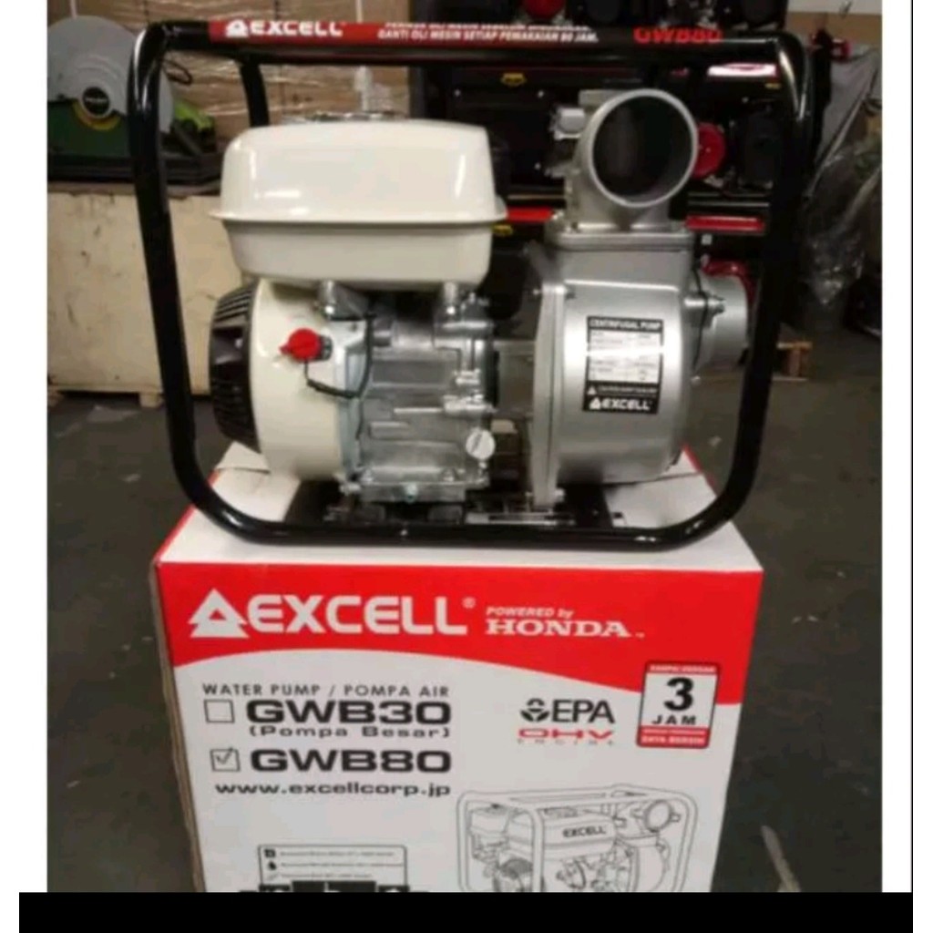 GWB80 MESIN ALKON WATERPUMP 3 INCH HONDA EXCELL