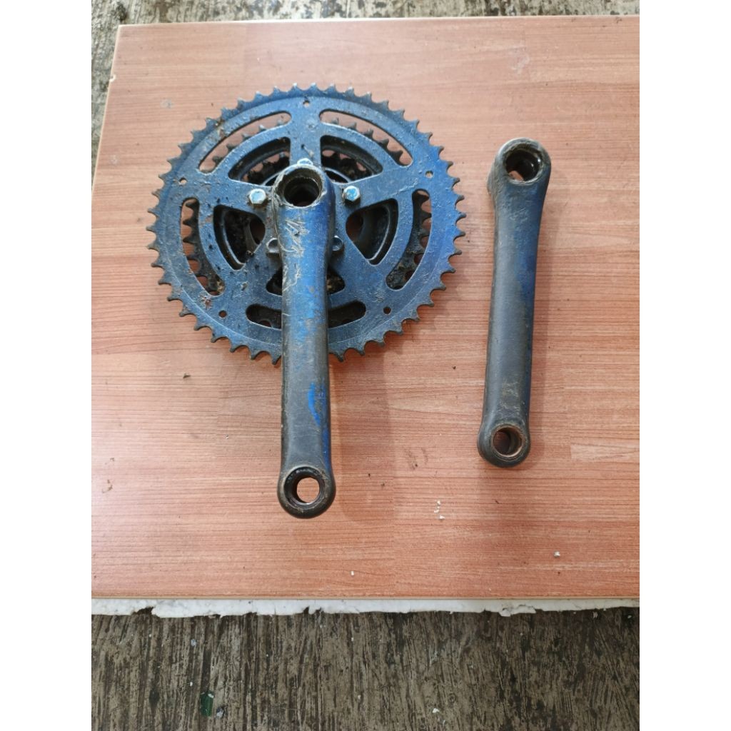 crankset sepeda mtb jadul besi second