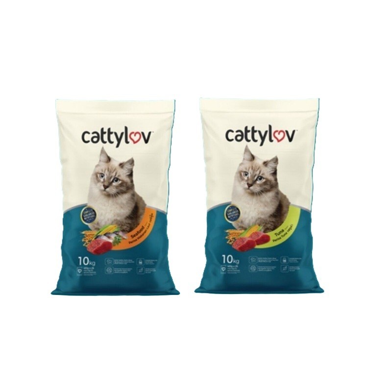 Cattyluv Makanan Kucing Kering 10kg