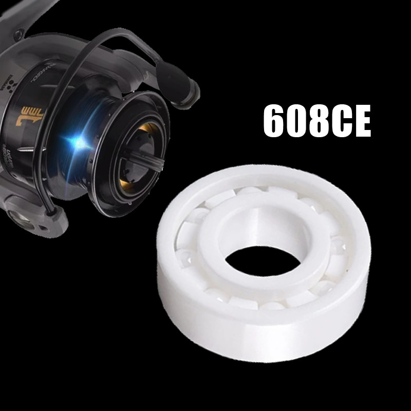 Bearing Keramik Zirkonia 608CE - Anti-Magnetik Deep Groove Kedap Air untuk Drone Sepatu Roda | COD