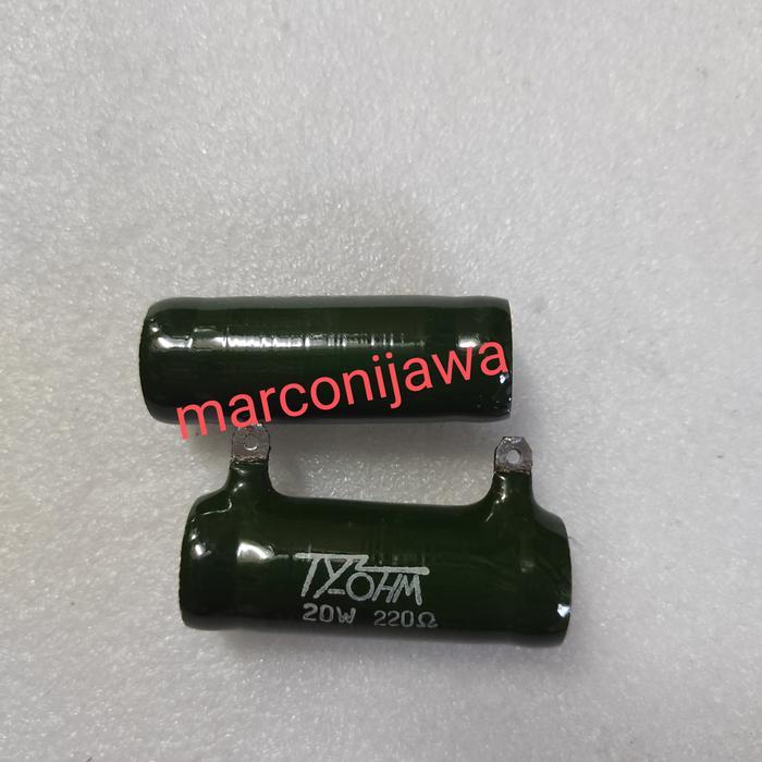 Resistor 20wat 220ohm hijau japan BEST