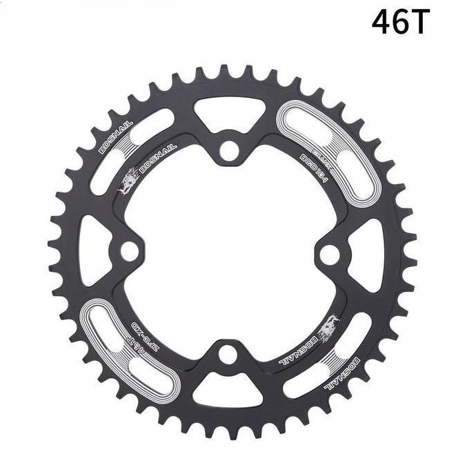 Chainring Snail BCD 104 Narrow Wide 44T 46T 48T 50T Bulat Untuk Single Chainring