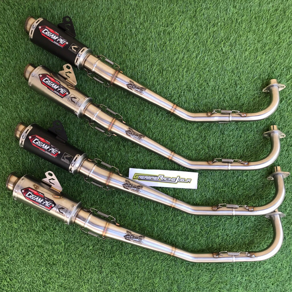 Knalpot Creampie Jupiter 5TP Road Race 130cc MP2 MP4 ORIGINAL Produk