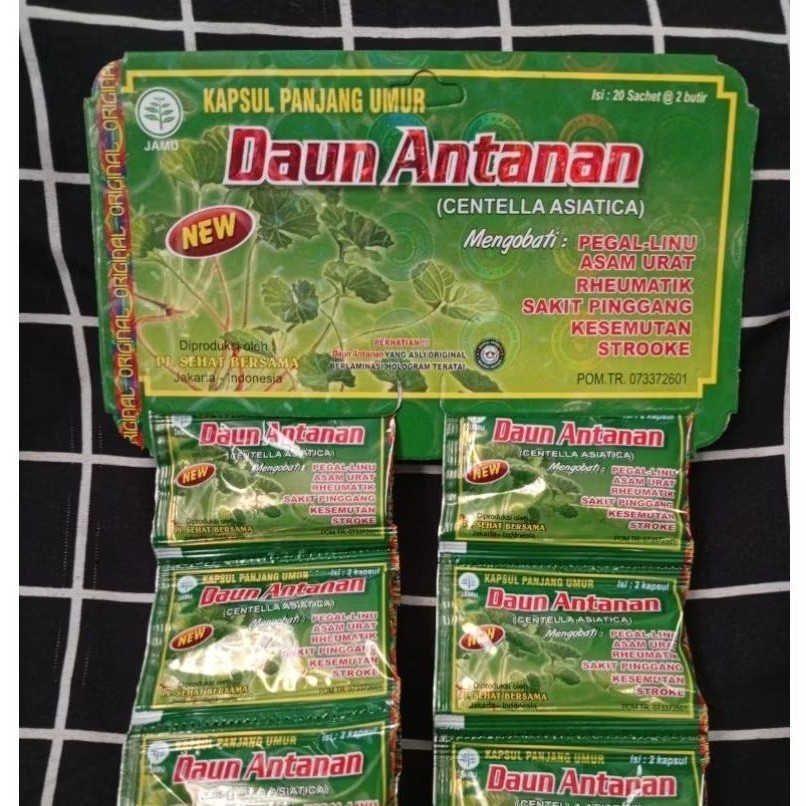 ASLI ORIGINAL   Kapsul DAUN ANTANAN 100%