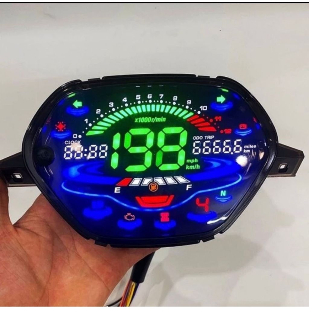 Spedometer Digital Supra 100 Lama SupraFit Old honda speedo