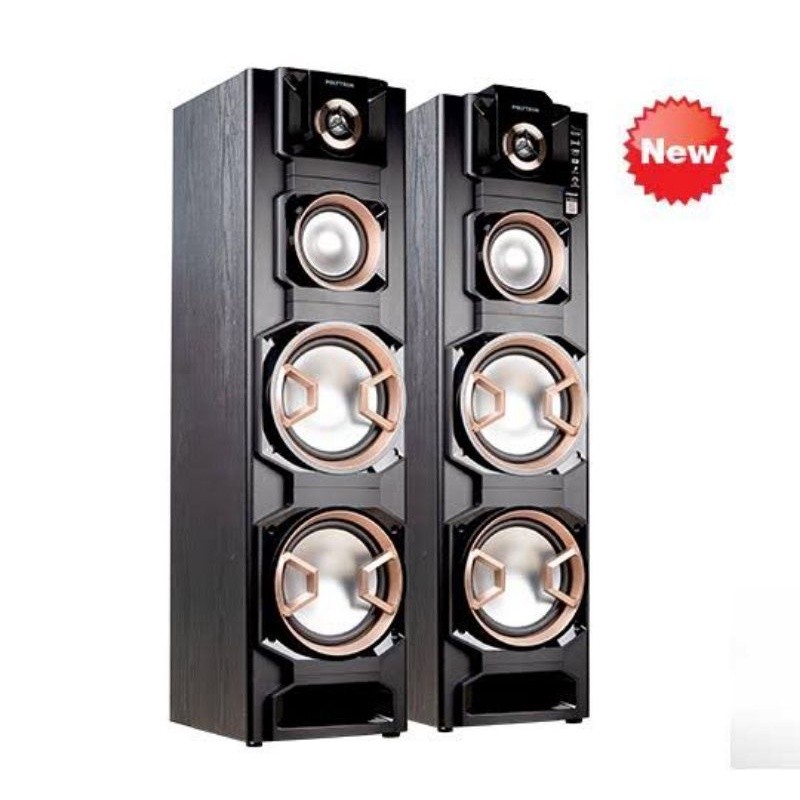 ll 1999 POLYTRON ACTIVE SPEAKER PAS WOOFER USB AUX MIC INPUT FM RADIO KARAOKE BLUETOOTH GARANSI 8EF2
