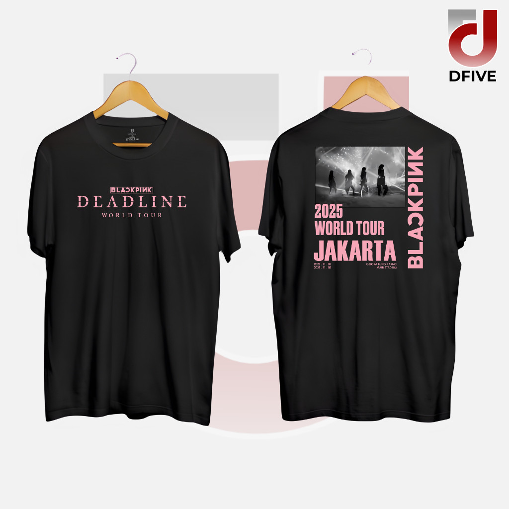 POP Kaos BLACKPINK WORLD TOUR 24s Reguler Fit - Tshirt Blackpink  Black pink Born Pink WORLD TOUR Se