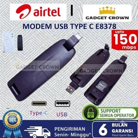 AIRTEL E8378 USB MODEM USB / TYPE C WIFI Support 150mbps