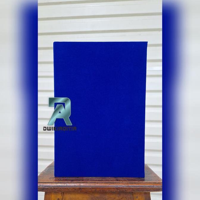 Map Polos/Map Ijazah Bahan Beludru Warna Biru Benhur