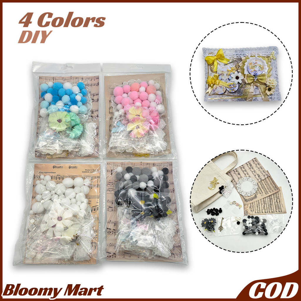 Itabag Diy Kit Dekorasi Itabag Aksesoris Itabag Hiasan Tas Dekorasi Tas Wanita Diy Itabag 4 Warna Es