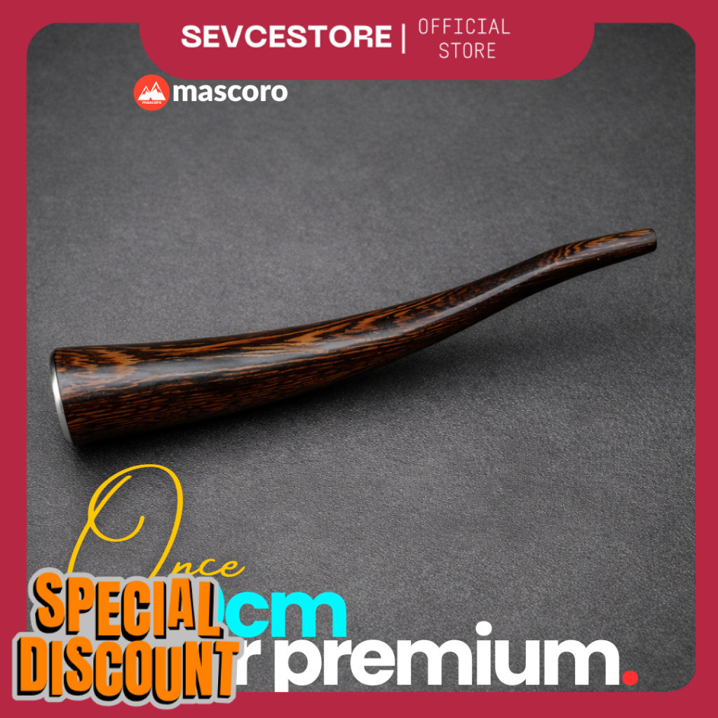 Pipa Rokok Kayu Johar Handmade 10cm Multi Diameter - cocok untuk berbagai macam seperti Mild, Kretek