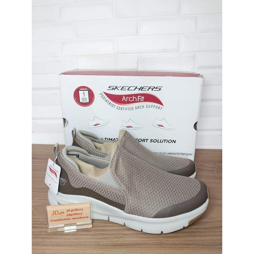 Original SALE 70% SEPATU SKECHERS MAX CUSHIONING ARCH FIT ENIGMA/ARCH FIT BANLIN 220195/232043 MEN