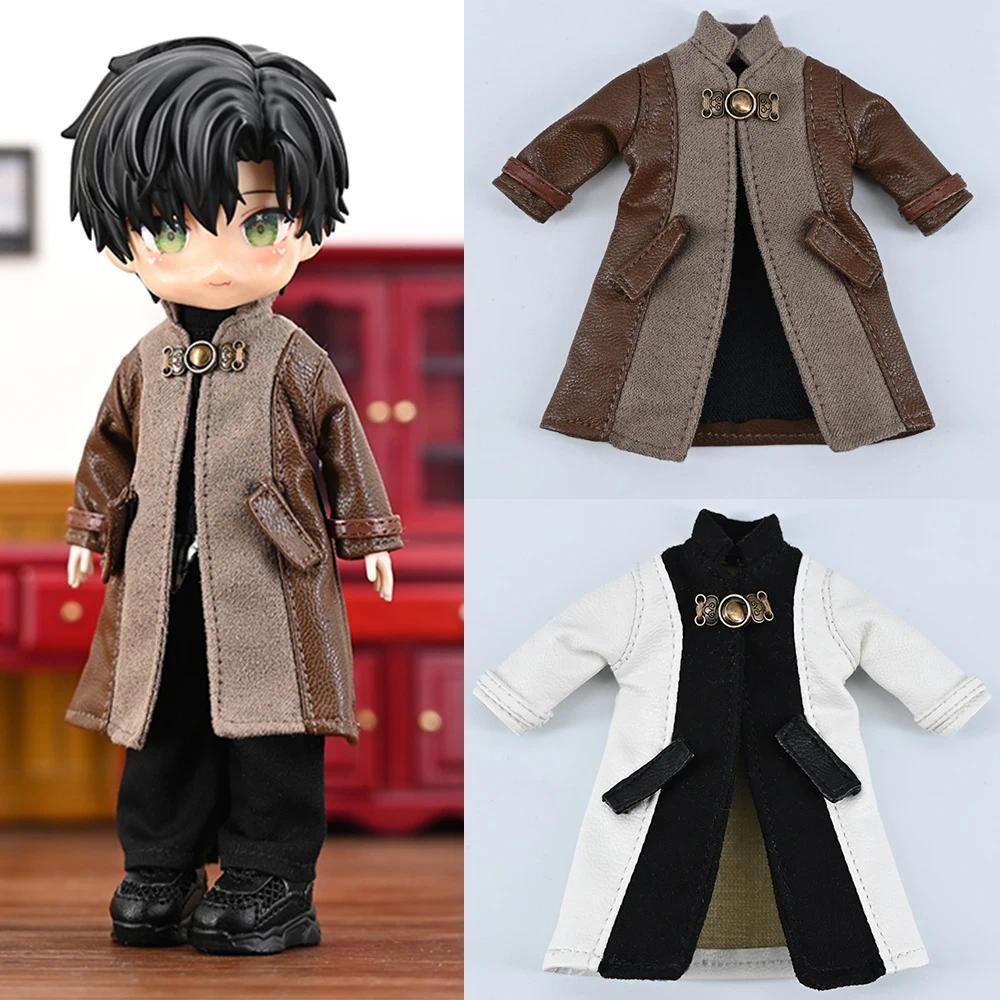 Jaket Kulit Boneka Ob11 Asli, Pakaian Boneka, Jubah Jazz Untuk Boneka P9, P10 Ob11, Obitsu11, Molly,