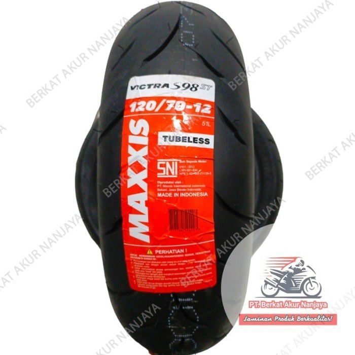 Ban motor Maxxis Victra 120 70 12 Ban Scoopy Genio Fazzio tubeless