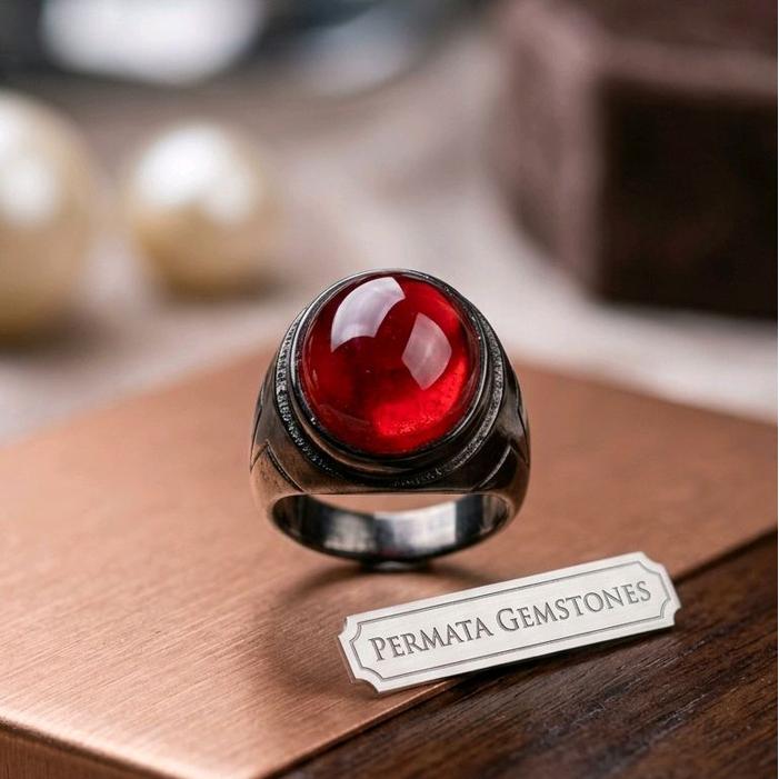 BATU CINCIN AKIK RED CEMPAKA ACEH ASLI 100%NATURAL - 7