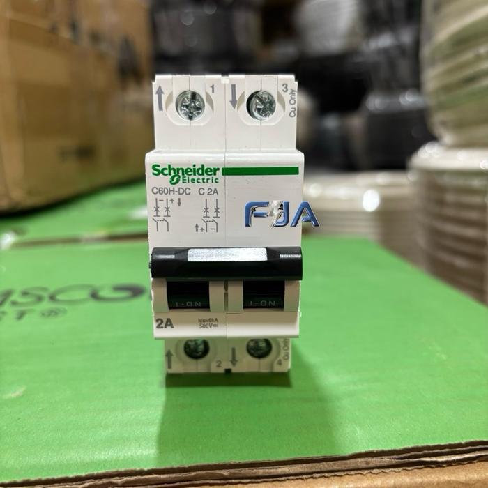 Mcb Schneider C60H-DC 2a 2phase Schneider