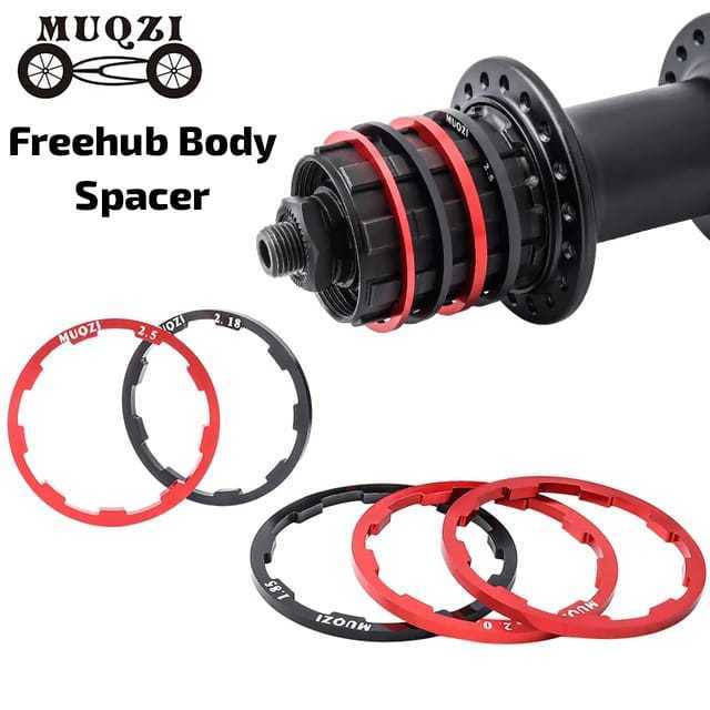 Foto Muqzi Spacer Ring Sprocket Cassete Freehub Body hub Washer 1mm 1.5mm 1.85mm 2.5mm
