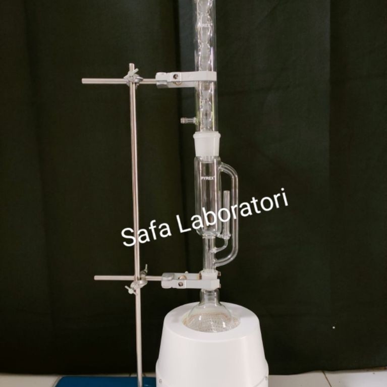 SOXHLET EXTRAKTOR Lengkap Pyrex Set Lab Kimia Soxhlet Extraktor Full Set